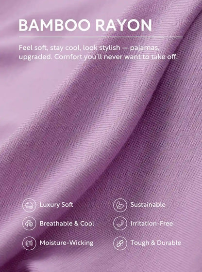 Women's Bamboo Soft Short Pajama Set