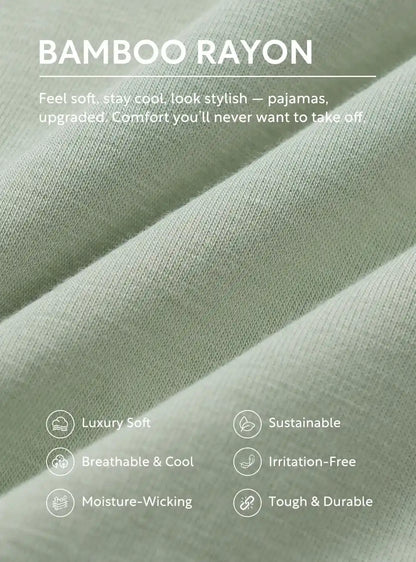 Women's Bamboo Soft Short Pajama Set