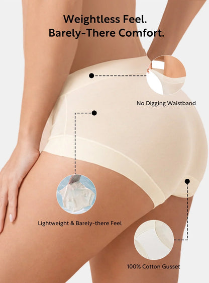Weightless Breathable High-Rise Briefs (5-Pack)