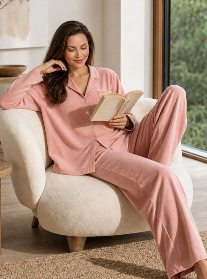 Cotton-Rayon Smooth Pajama Set