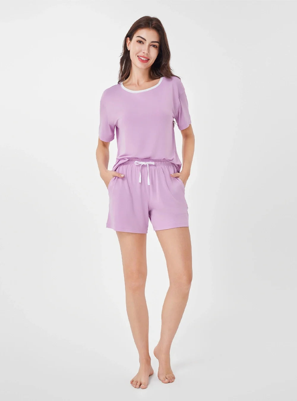 Women's Bamboo Soft Short Pajama Set
