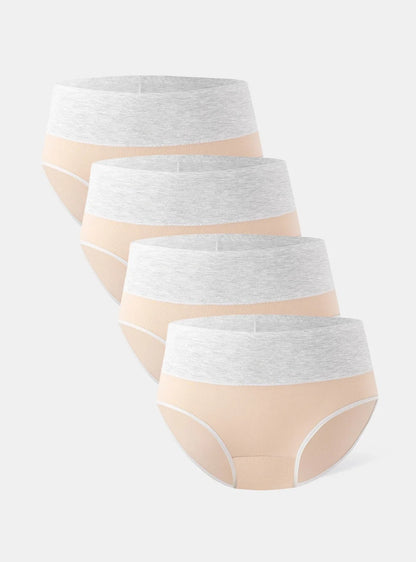 Bamboo Breathable High-Rise Briefs (4-Pack)