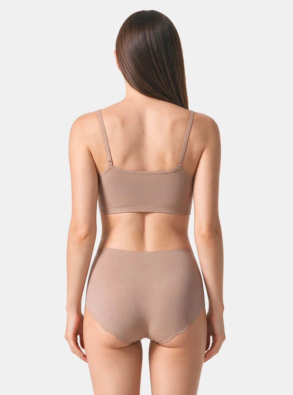 Seamless Scalloped Mid-Rise Briefs (6-Pack)