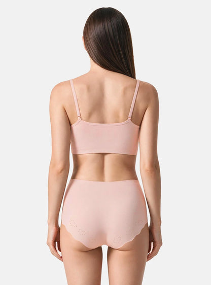 Seamless Scalloped Mid-Rise Briefs (6-Pack)