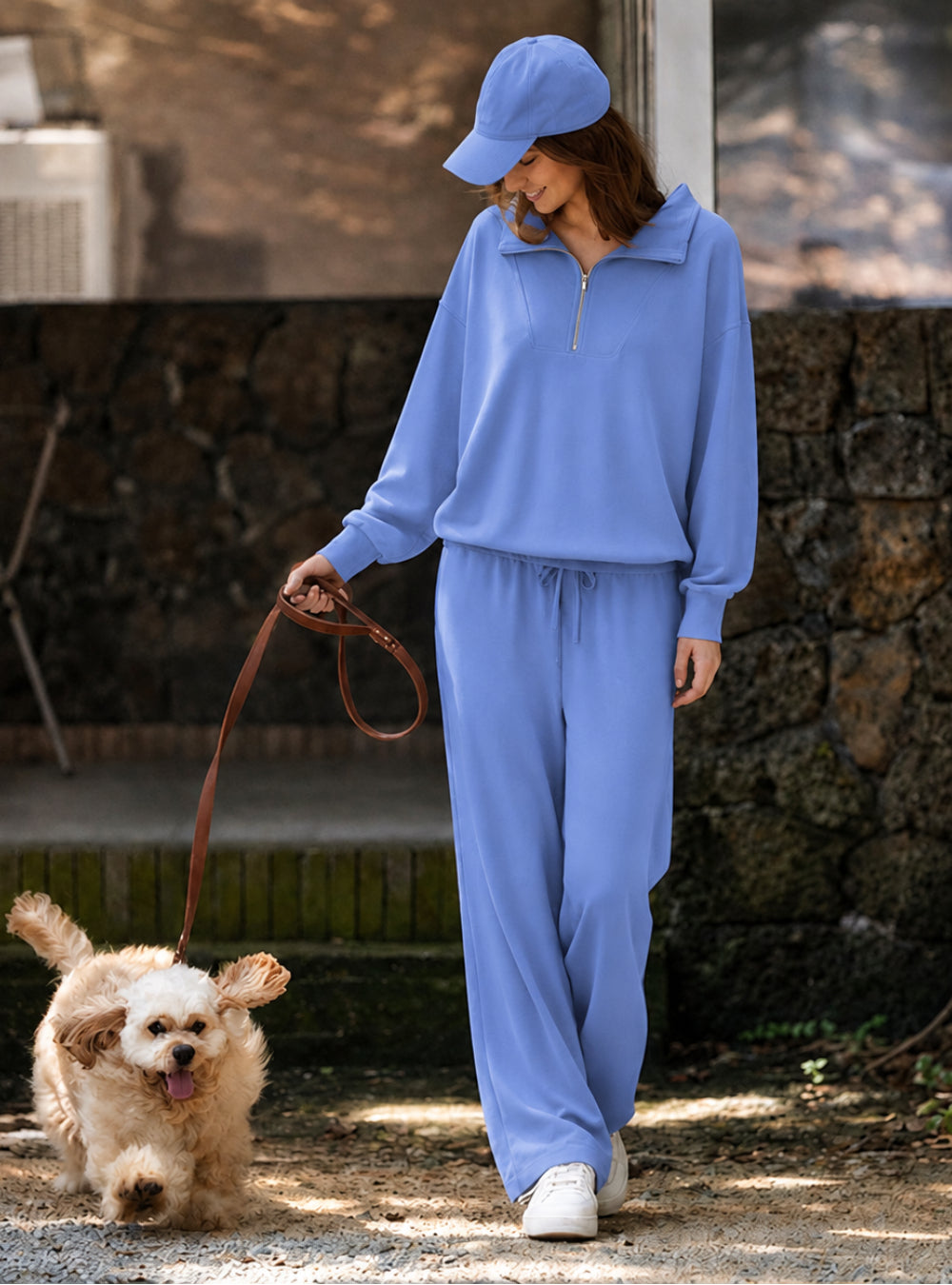Cotton-Rayon Smooth Relaxed Lounge Pants