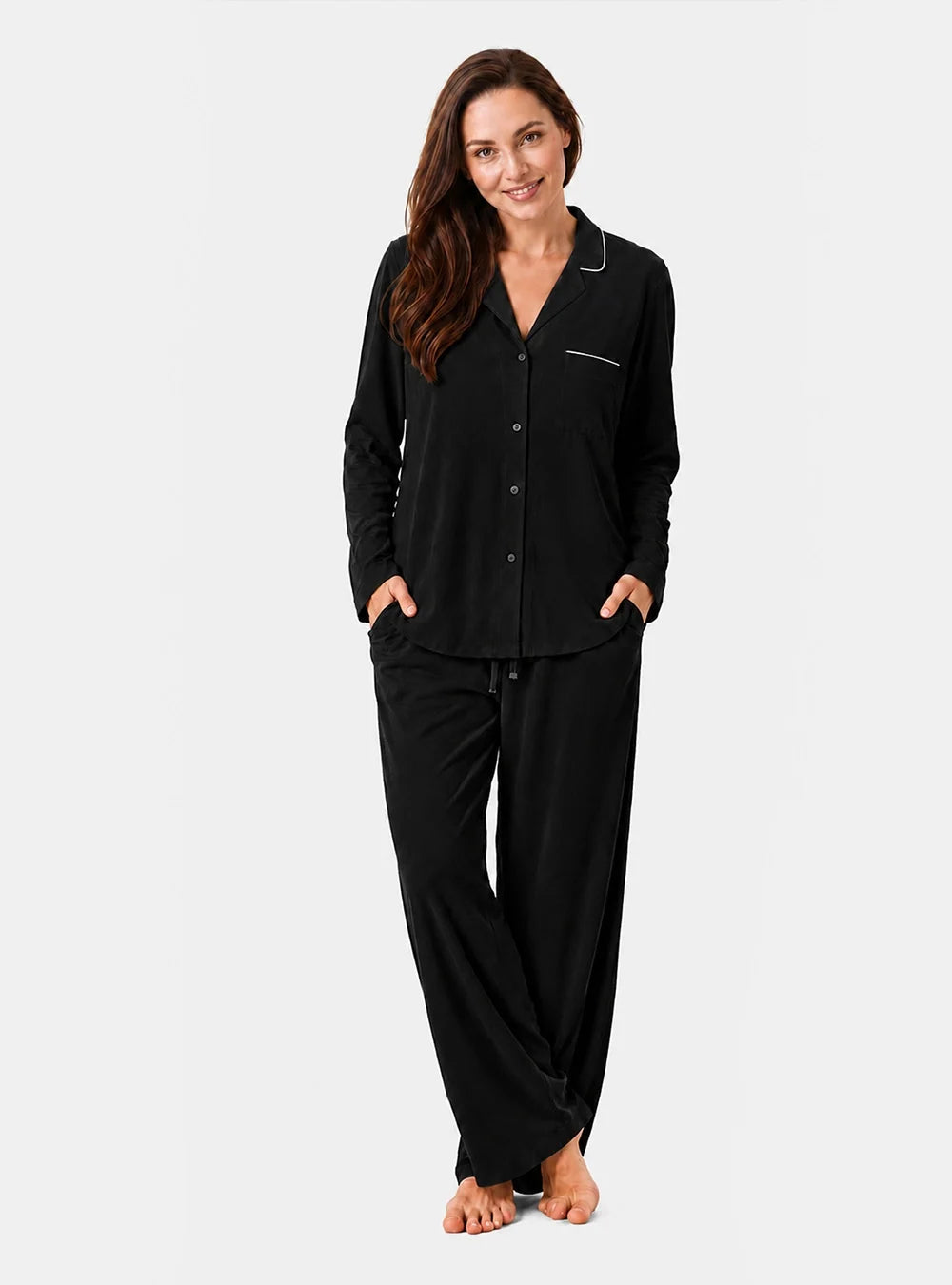 Cotton-Rayon Smooth Pajama Set
