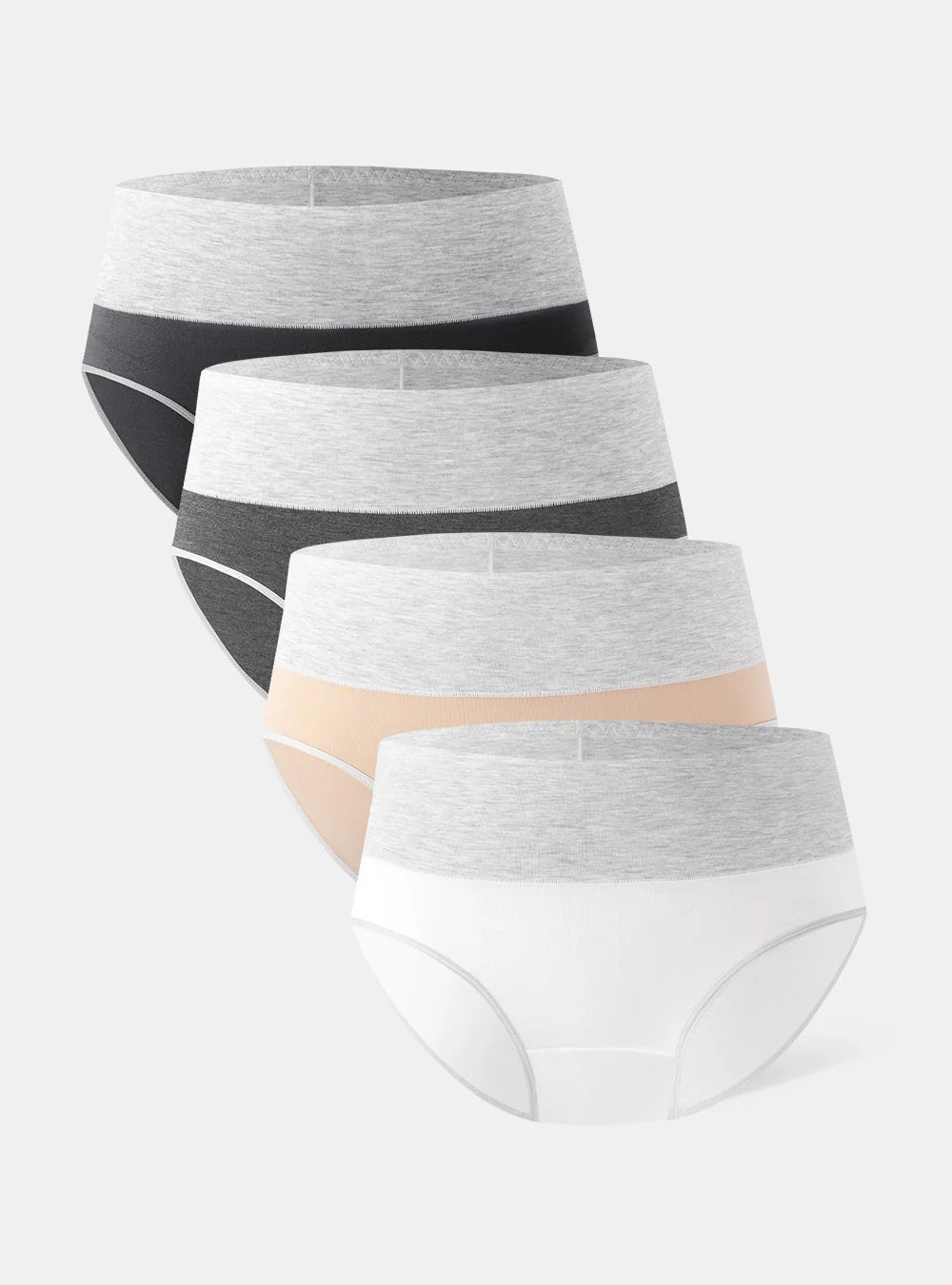 Bamboo Breathable High-Rise Briefs (4-Pack)