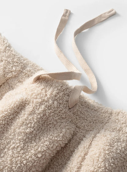 Plush Fleece Snap-Front Pajama Set