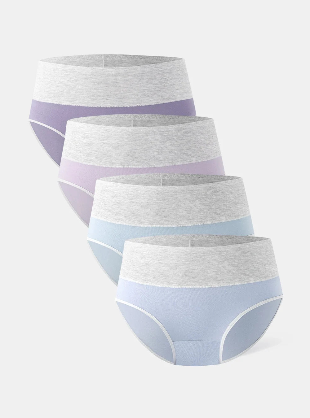 Bamboo Breathable High-Rise Briefs (4-Pack)