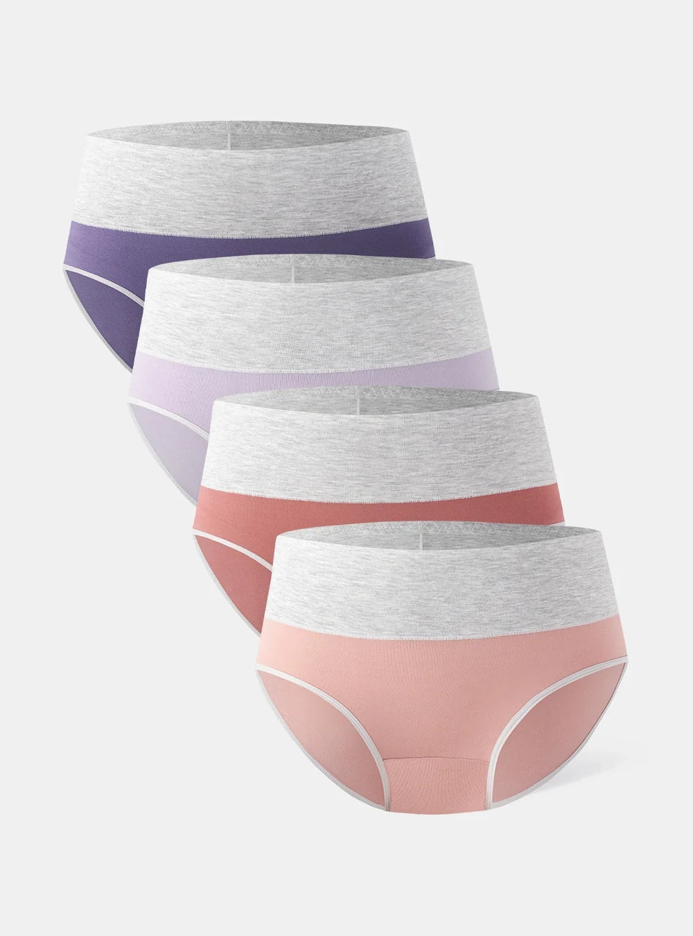 Bamboo Breathable High-Rise Briefs (4-Pack)