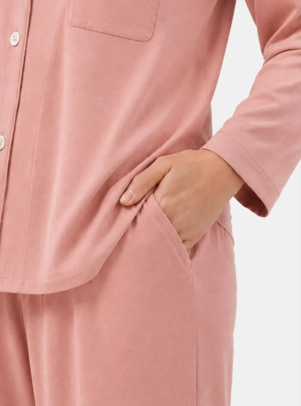 Cotton-Rayon Smooth Pajama Set