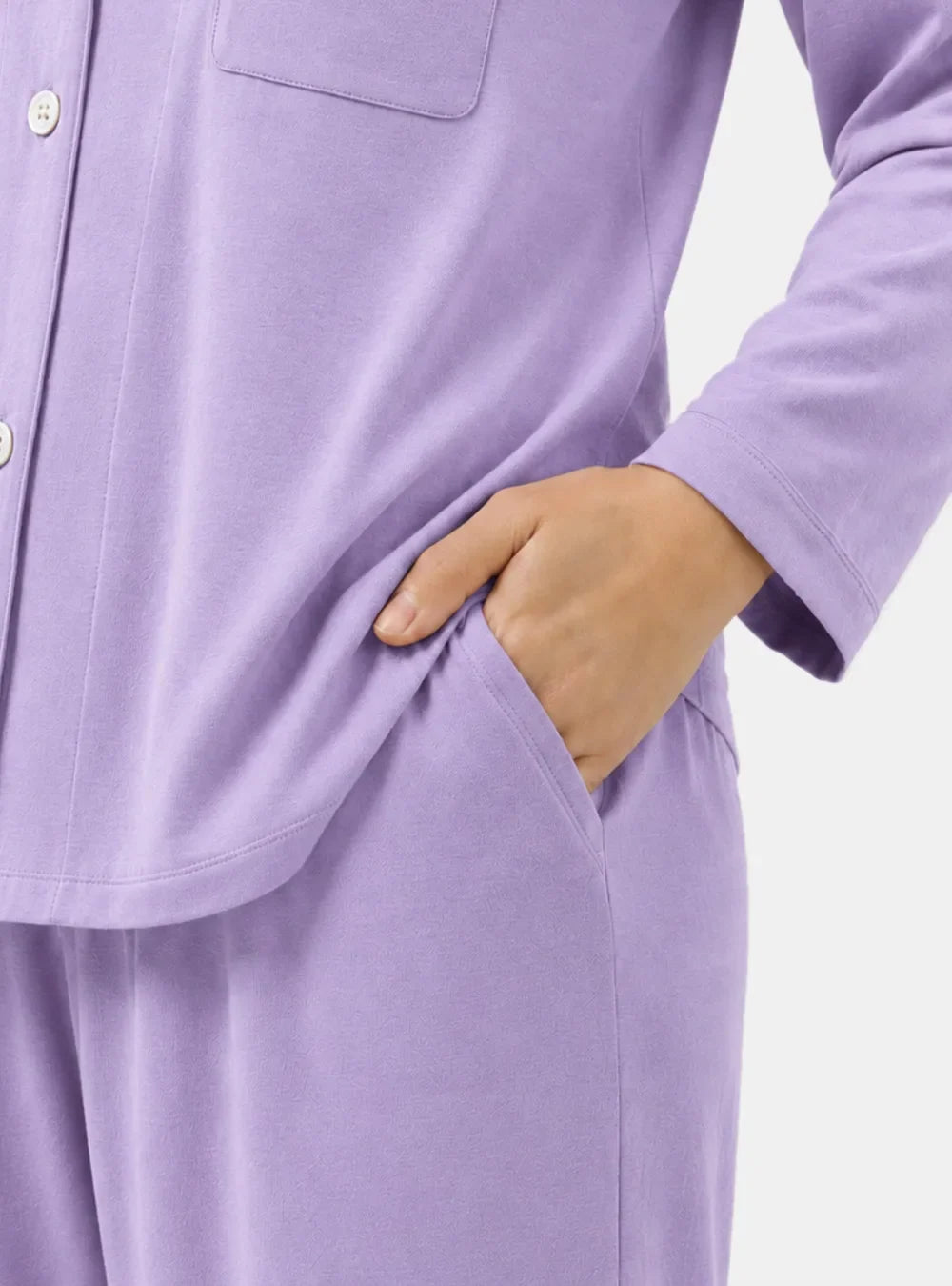 Cotton-Rayon Smooth Pajama Set