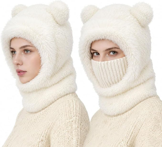 The Bear Hood — All-in-One Fleece Balaclava