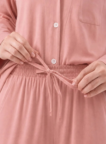 Cotton-Rayon Smooth Pajama Set