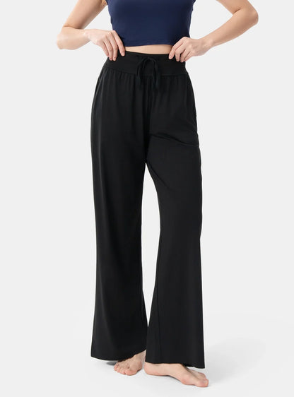 Cotton-Rayon Smooth Relaxed Lounge Pants