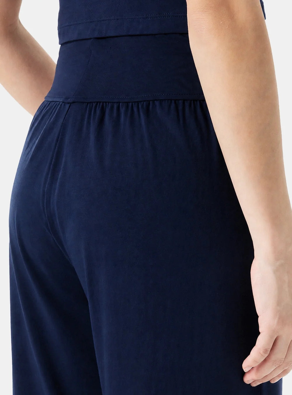 Cotton-Rayon Smooth Relaxed Lounge Pants
