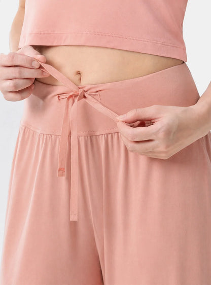 Cotton-Rayon Smooth Relaxed Lounge Pants