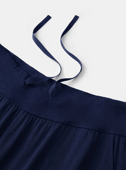 Cotton-Rayon Smooth Relaxed Lounge Pants