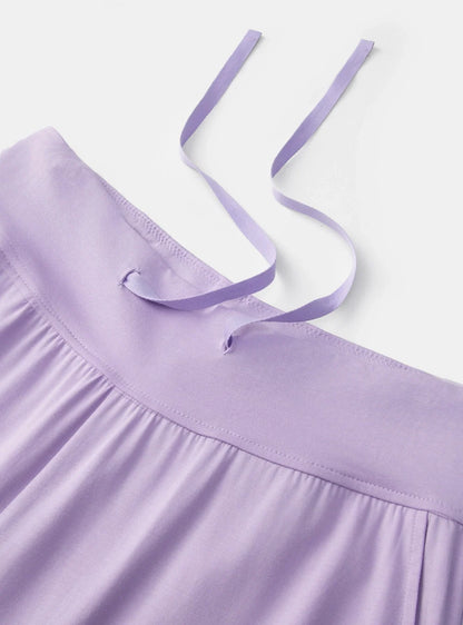 Cotton-Rayon Smooth Relaxed Lounge Pants