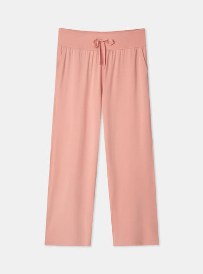 Cotton-Rayon Smooth Relaxed Lounge Pants