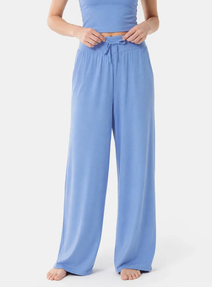 Cotton-Rayon Smooth Relaxed Lounge Pants