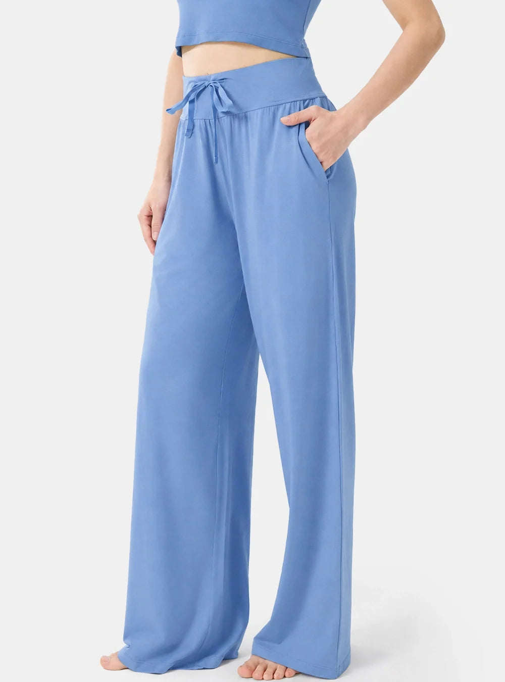 Cotton-Rayon Smooth Relaxed Lounge Pants