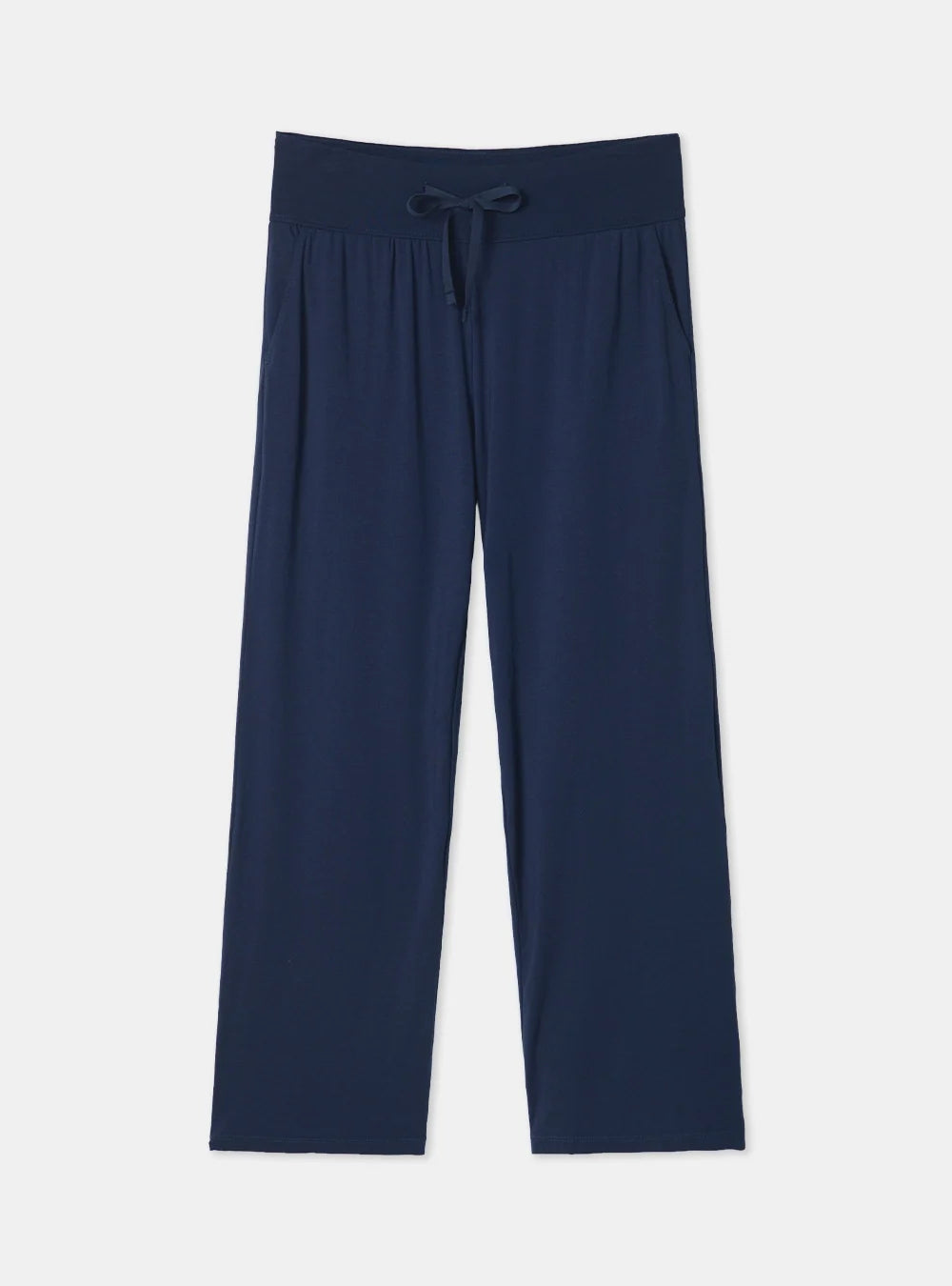 Cotton-Rayon Smooth Relaxed Lounge Pants