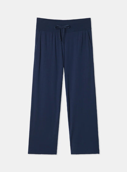 Cotton-Rayon Smooth Relaxed Lounge Pants