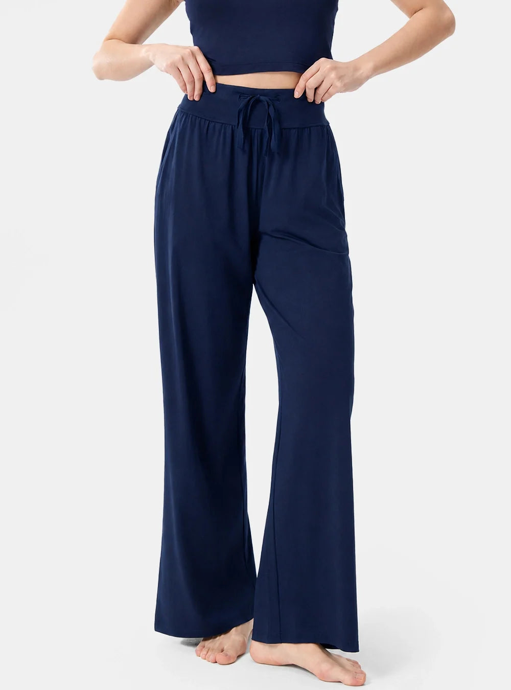 Cotton-Rayon Smooth Relaxed Lounge Pants