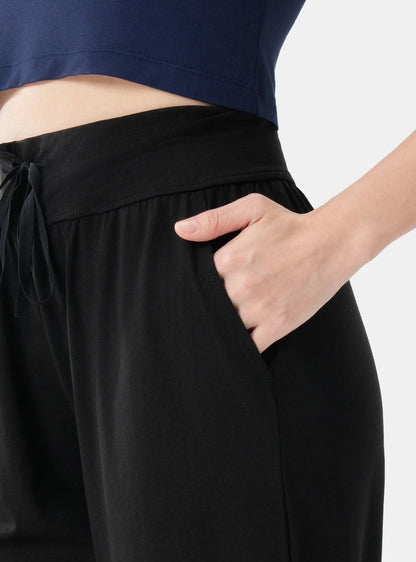 Cotton-Rayon Smooth Relaxed Lounge Pants