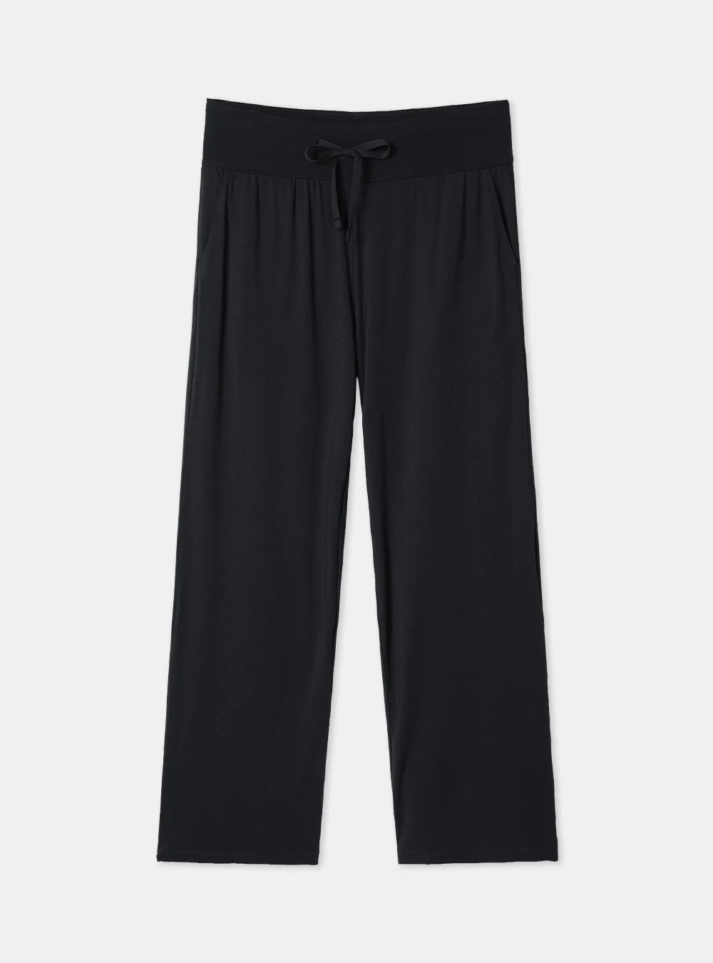 Cotton-Rayon Smooth Relaxed Lounge Pants
