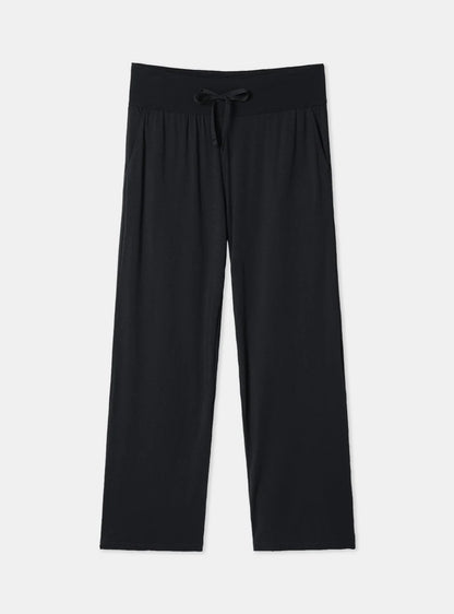 Cotton-Rayon Smooth Relaxed Lounge Pants