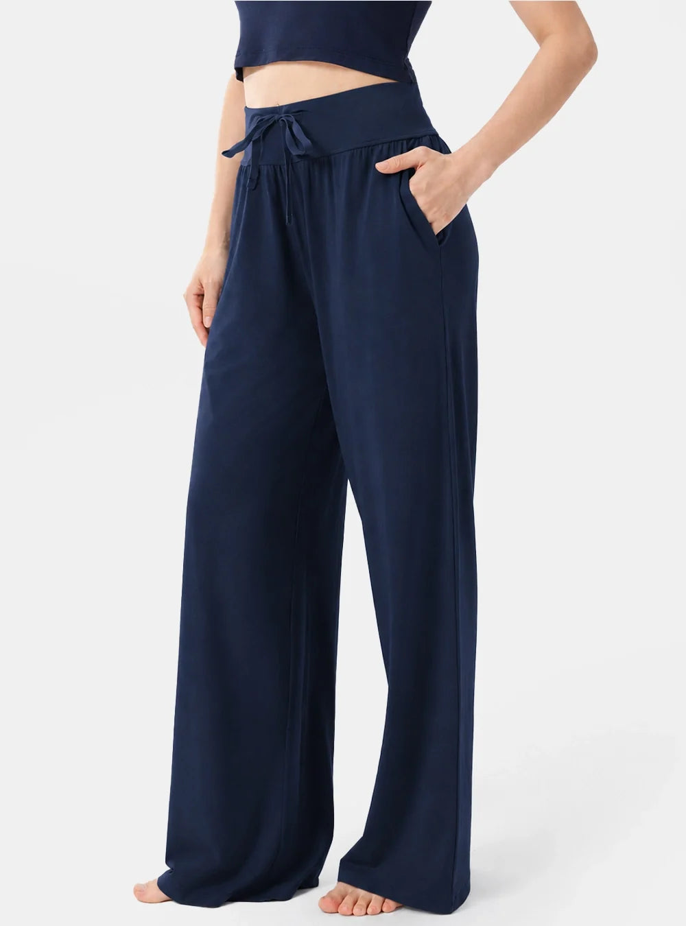 Cotton-Rayon Smooth Relaxed Lounge Pants