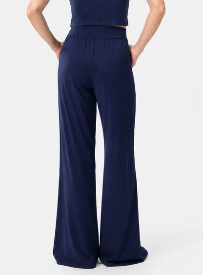 Cotton-Rayon Smooth Relaxed Lounge Pants