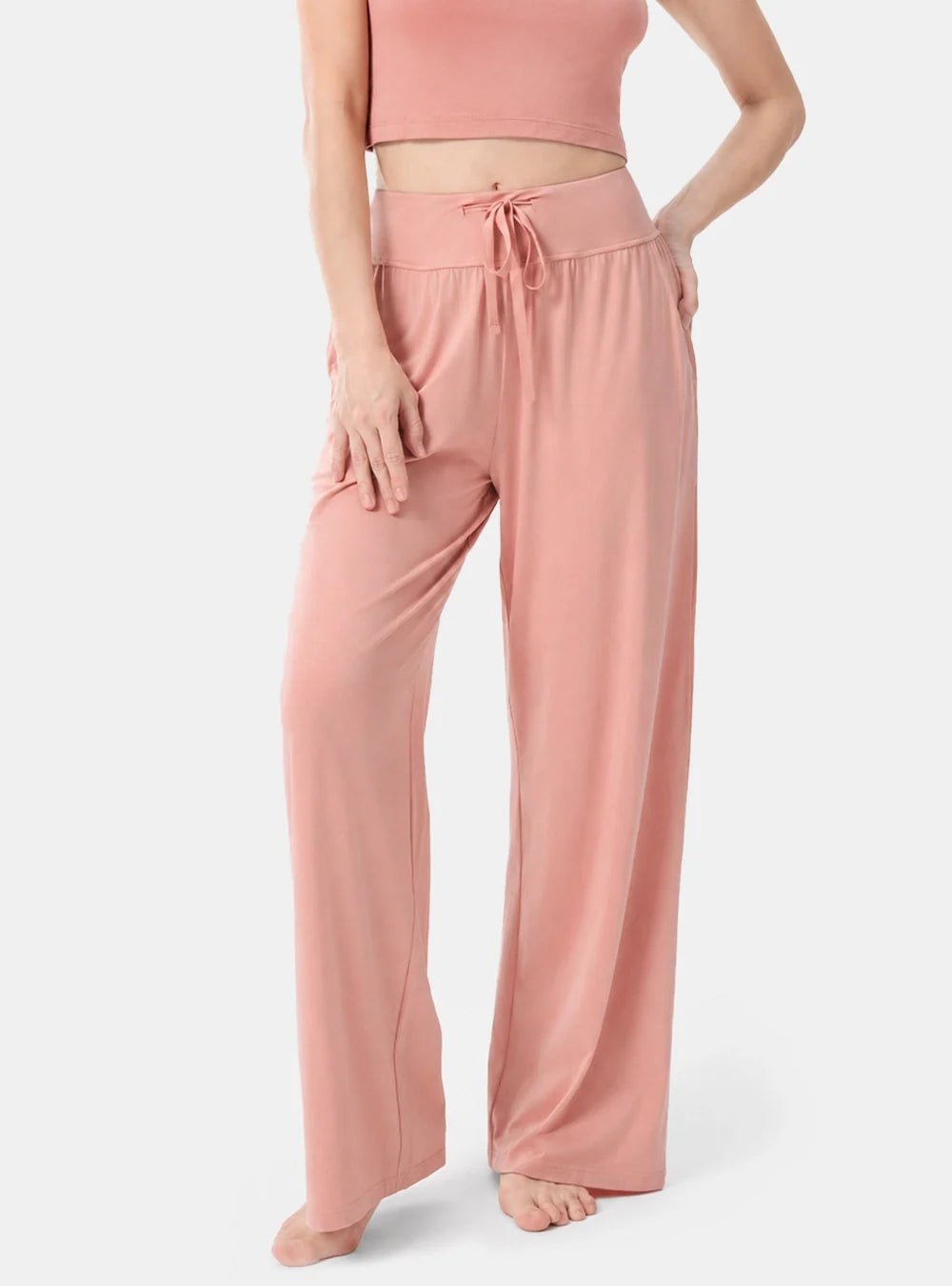 Cotton-Rayon Smooth Relaxed Lounge Pants