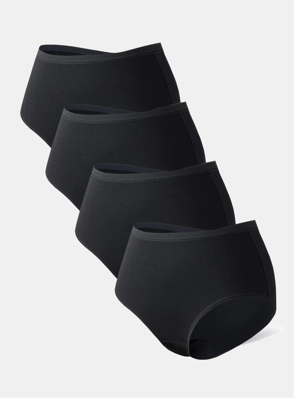 Bamboo Moisture Wicking High-Rise Briefs (4-Pack)