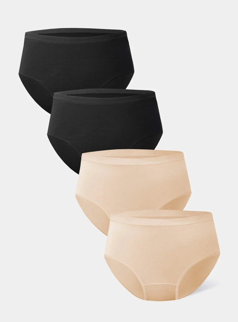 Bamboo Moisture Wicking High-Rise Briefs (4-Pack)