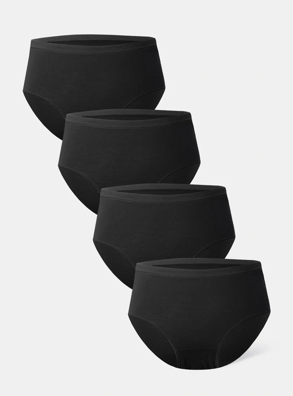 Bamboo Moisture Wicking High-Rise Briefs (4-Pack)