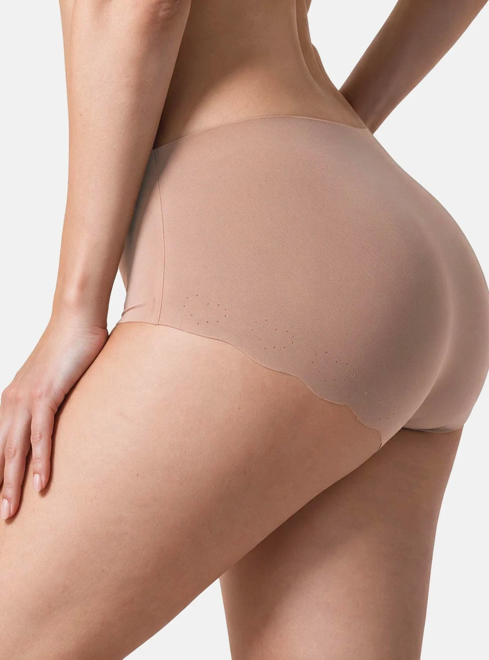 Seamless Scalloped Mid-Rise Briefs (6-Pack)