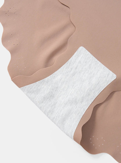 Seamless Scalloped Mid-Rise Briefs (6-Pack)