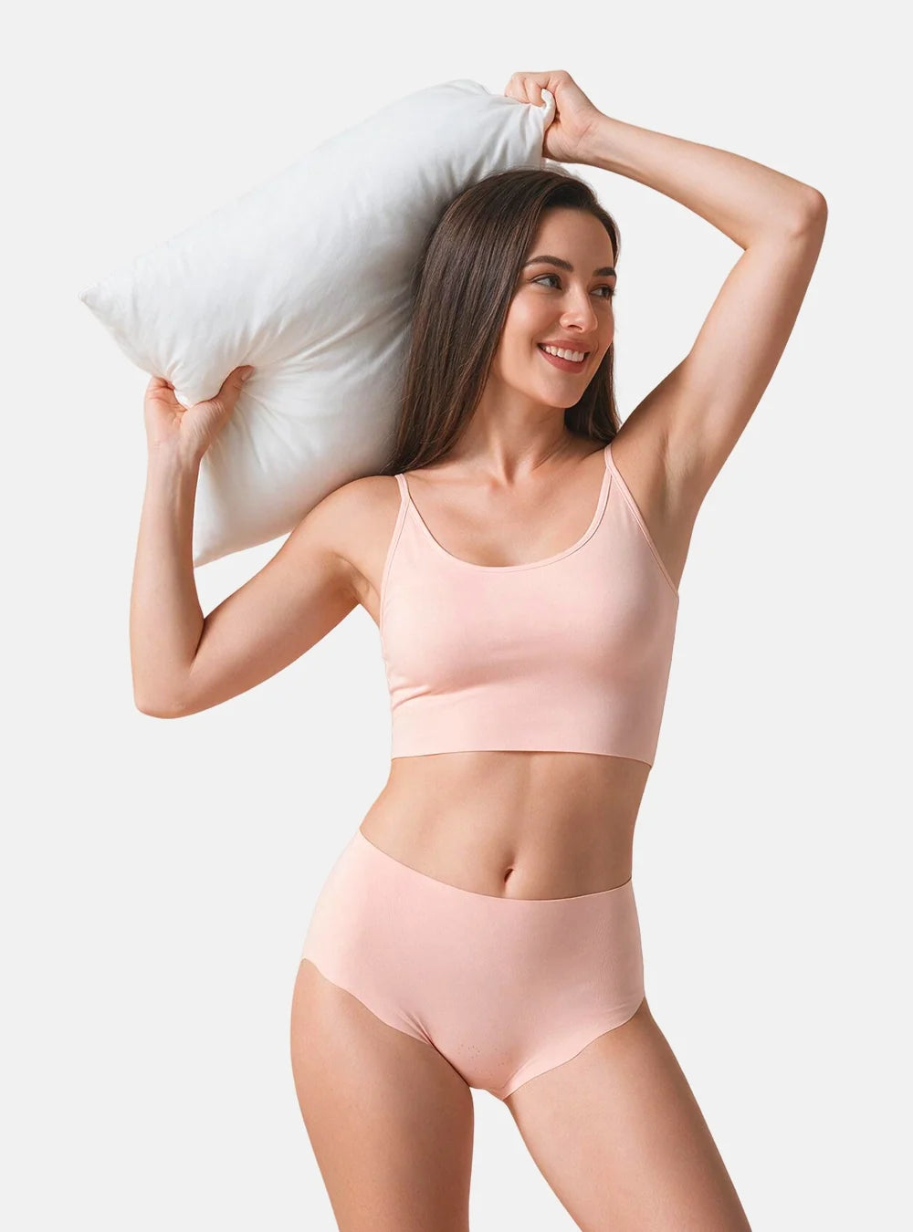 Seamless Scalloped Mid-Rise Briefs (6-Pack)