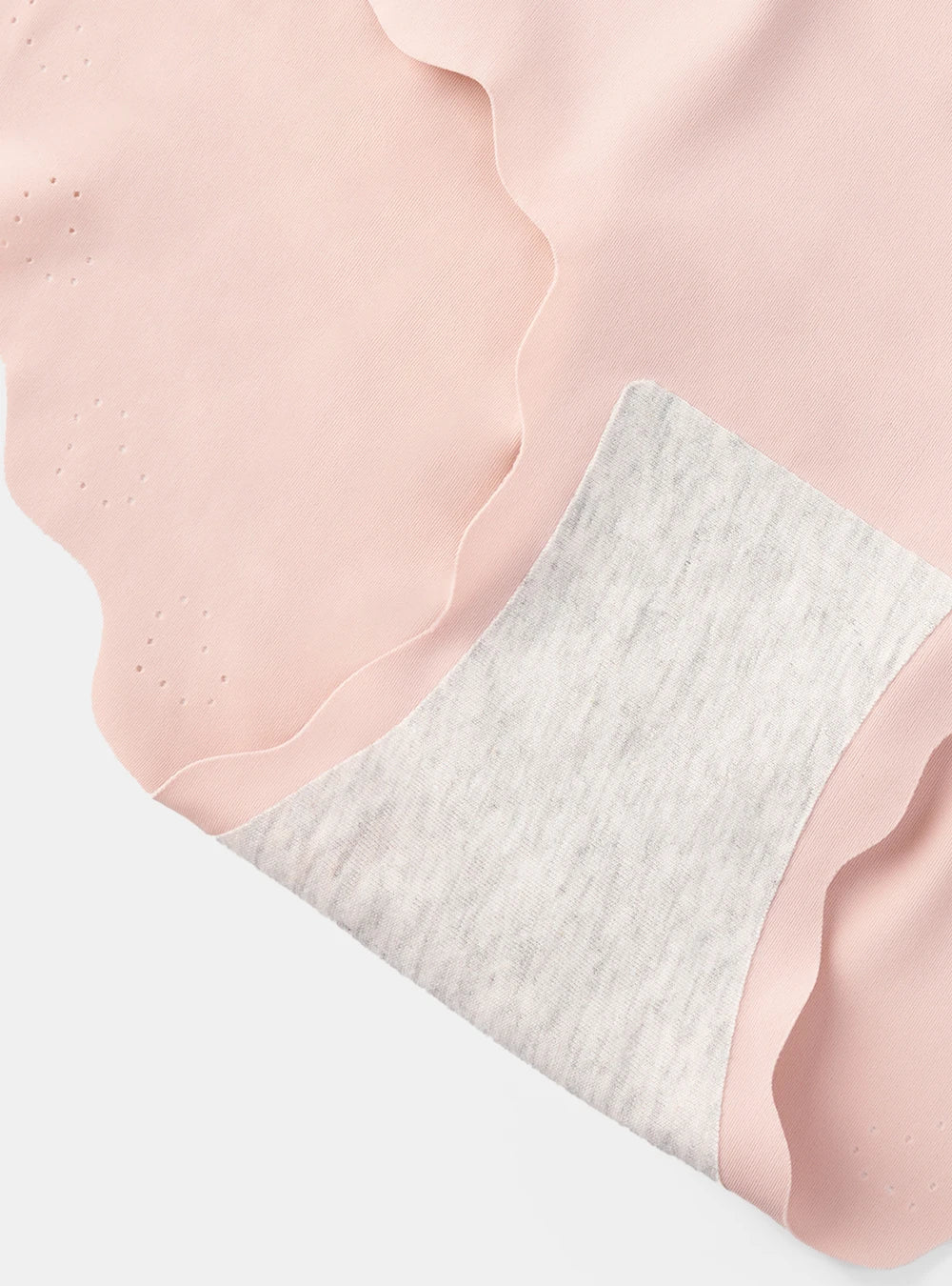 Seamless Scalloped Mid-Rise Briefs (6-Pack)
