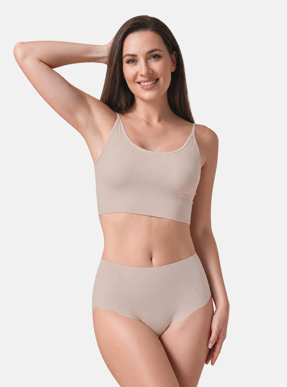 Seamless Scalloped Mid-Rise Briefs (6-Pack)