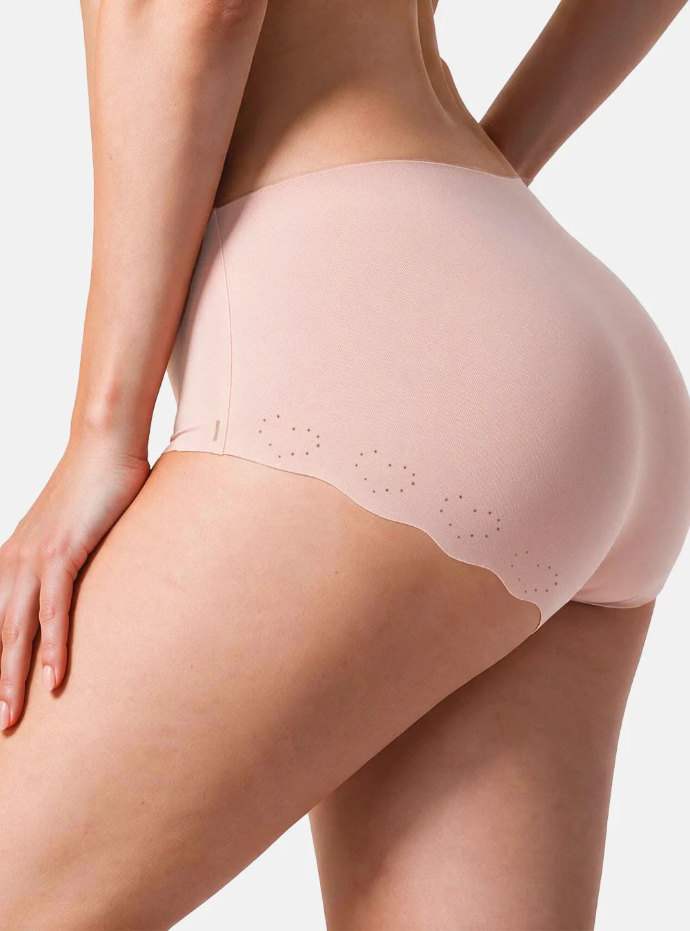 Seamless Scalloped Mid-Rise Briefs (6-Pack)