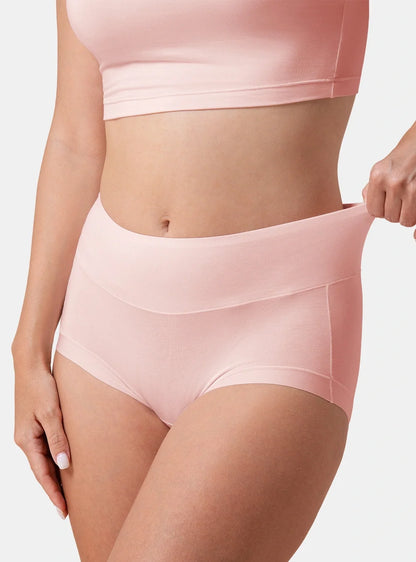 Bamboo Breathable High Rise Briefs (6-Pack)