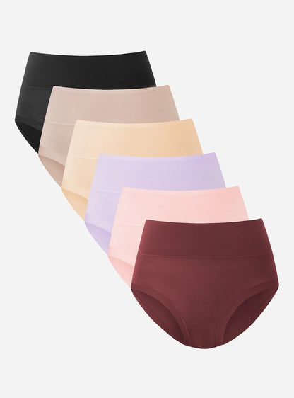 Bamboo Breathable High Rise Briefs (6-Pack)