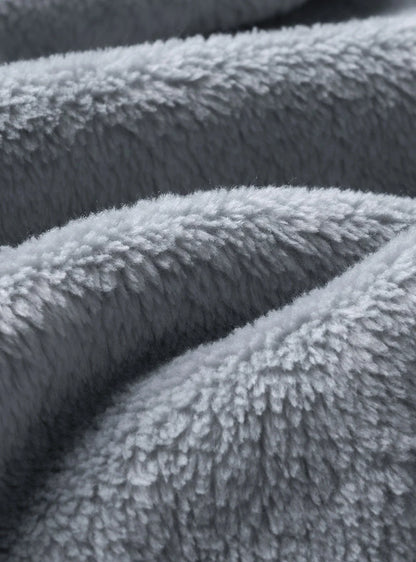 Hooded Fluffy Plush Robe