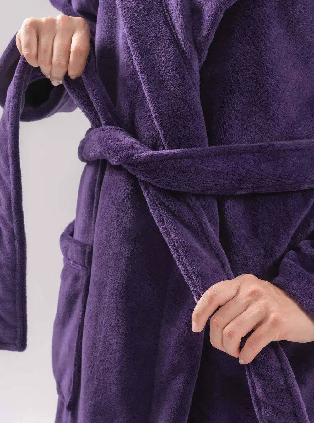 Hooded Fluffy Plush Robe