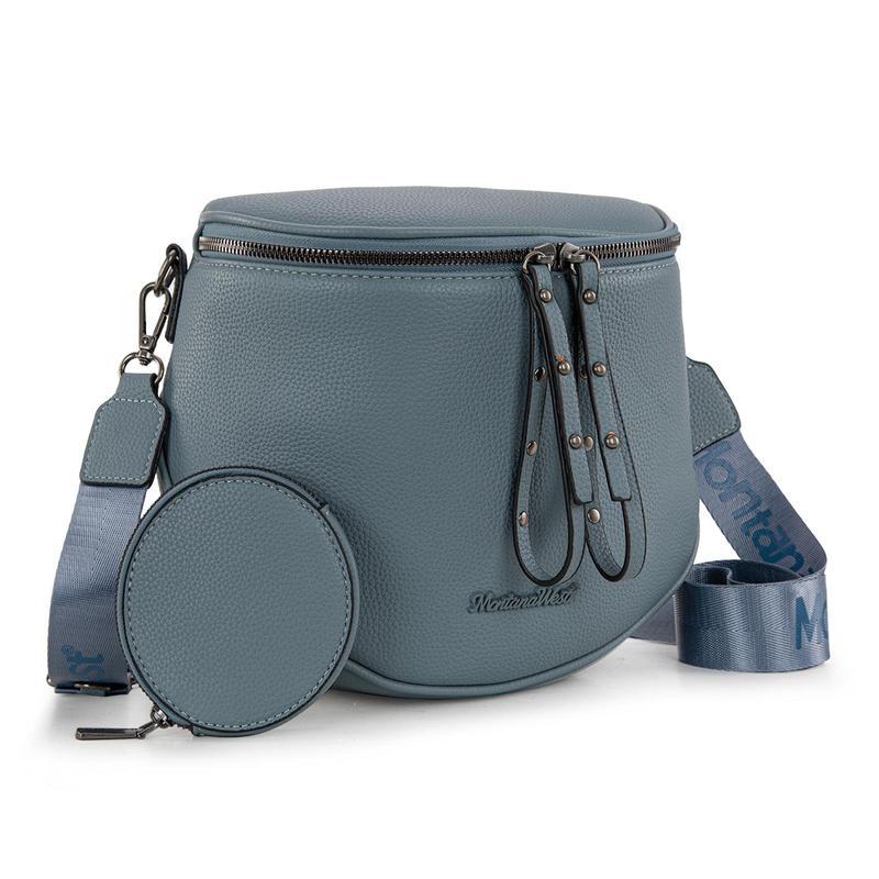 Crescent Sling Bag — Wide Strap Crossbody