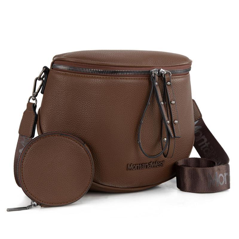 Crescent Sling Bag — Wide Strap Crossbody